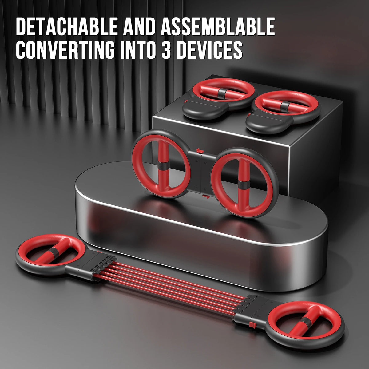 Adjustable Resistance Chest Expander for Full Body Muscle Workouts
