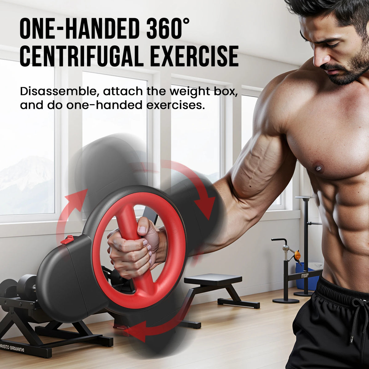 Adjustable Resistance Chest Expander for Full Body Muscle Workouts