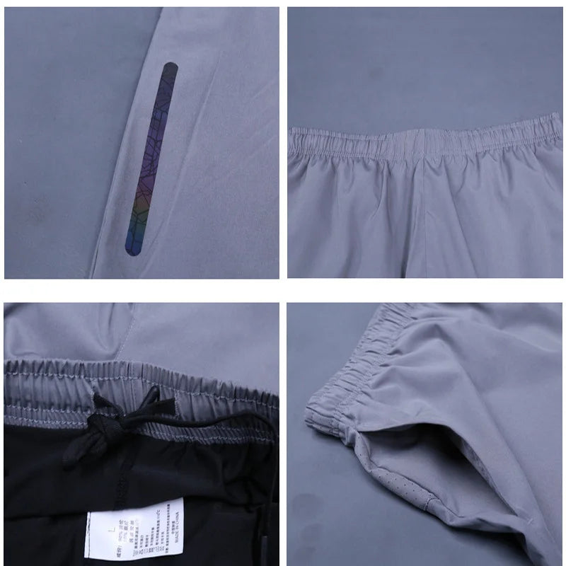 2 in 1 Compression Pants Running Shorts