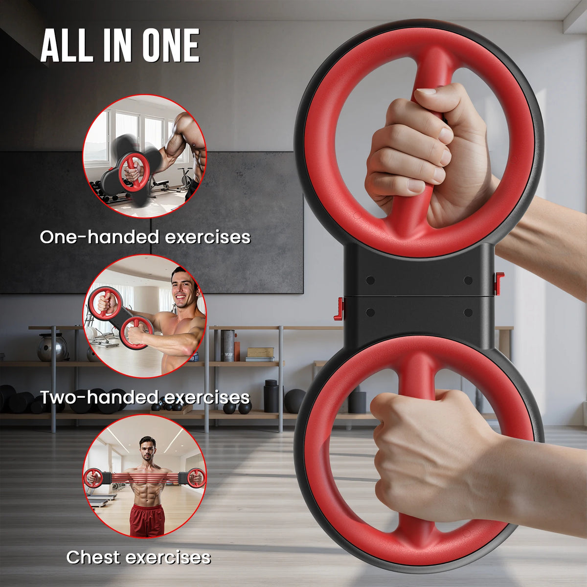 Adjustable Resistance Chest Expander for Full Body Muscle Workouts