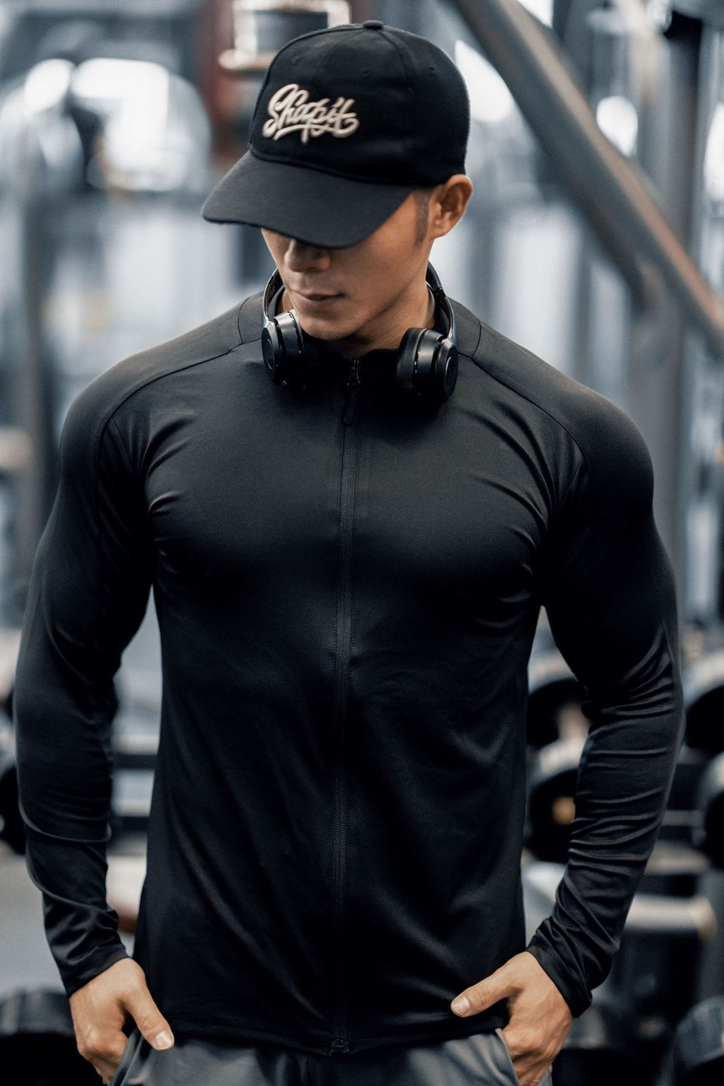 muscle fitness men's-drying high elastic T-shirt