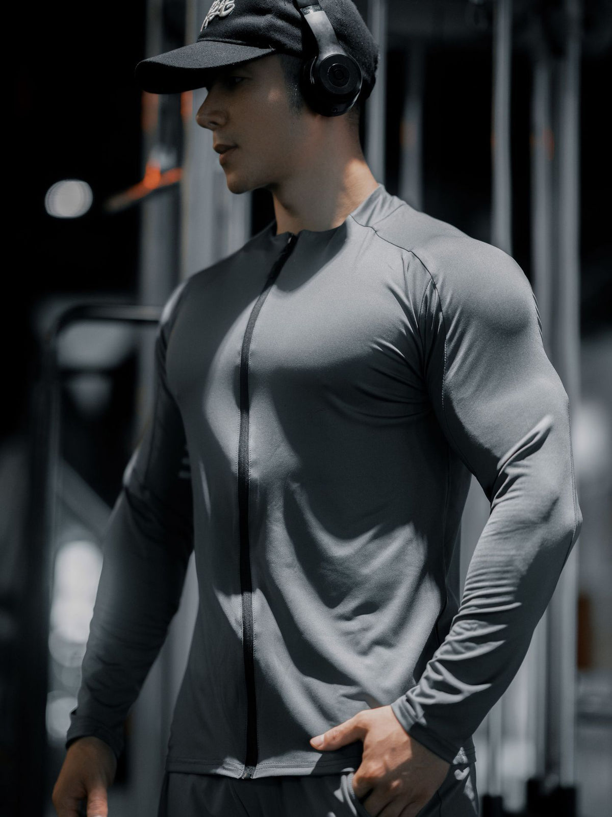 muscle fitness men's-drying high elastic T-shirt