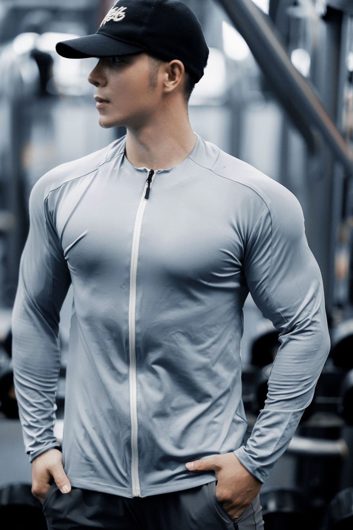 muscle fitness men's-drying high elastic T-shirt