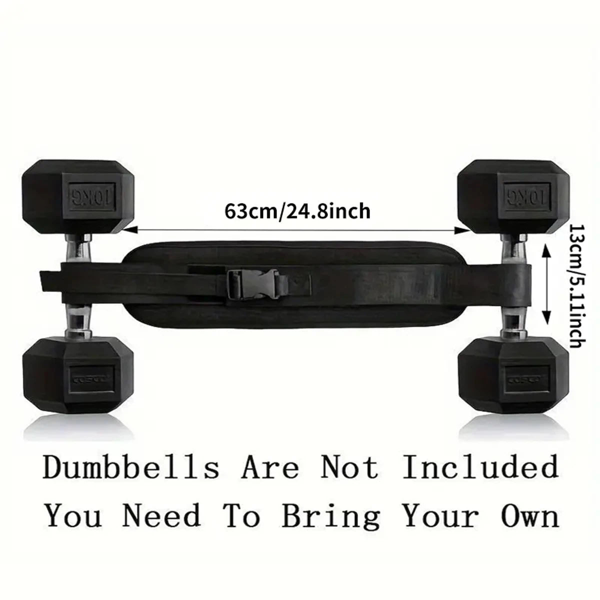 Adjustable Weighted Waist Belt, for Home Workouts,