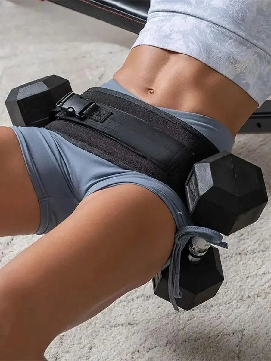 Adjustable Weighted Waist Belt, for Home Workouts,